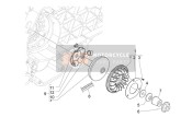 CM1038035, 6 Rollers Kit, Piaggio, 1
