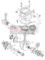 Arbre de transmission - Cylindre - Piston N>S