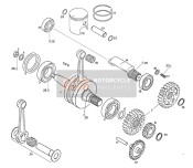 AP0295379, Connecting Rod Cpl., Piaggio, 2