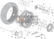 2R000270, Kit Flexible COUPLINGS+FLANGE, Piaggio, 1