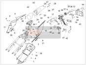 2H001061000XN6, Zadel Afdekking, Piaggio, 0