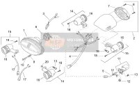 AP8124899, NUMBER-PLATE Light. Grey, Piaggio, 1