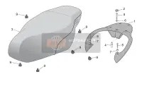 AP8229334, Long Saddle. Grey, Piaggio, 0