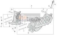 1A002315, Crankcase Assy, Piaggio, 0