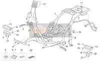 AP8146612, Couvercle REP-P. Pass.Gche;, Piaggio, 1