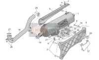AP8119613, Exhaust Pipe Protection, Piaggio, 1