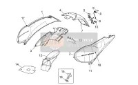 JC471919200007M, Rh HALF-REAR Fairing.Yellow, Piaggio, 0