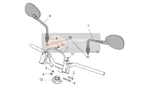 AP8121645, Ecrou Avec Pince Côté Gche, Piaggio, 1