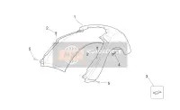 AP8178665, Rear Fairing. P.Grey, Piaggio, 0