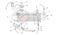 Olie- en brandstoftank