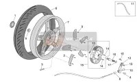 Roue arrière - Frein à tambour