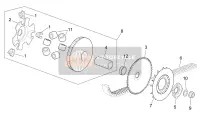 CM110304, HALF-PULLEY Assy., Driving, Piaggio, 0