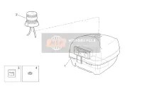 GU80741000, Rear Headlight, Piaggio, 1