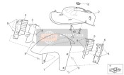 AP8156099, Voorkant Mudguard. Zwart, Piaggio, 0