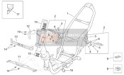 AP8134586, Upper Front Shield Support, Piaggio, 0