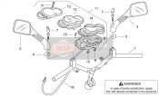 AP8220453, Caoutchouc Miroir Droite;, Piaggio, 2