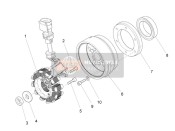 CDI Magneet assemblage / Ontstekingseenheid