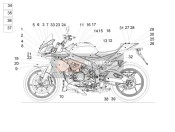 893102, Front Mudguard Decal Abs, Piaggio, 0