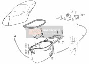 Selle - Compartiment à casque