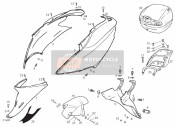 00G01507862, Rear Mudguard Extension, Piaggio, 0