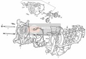 CM1485135001, Crankcase Assembly Cat.1, Piaggio, 2