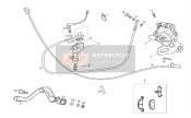 867140, Rear Brake Hose, Piaggio, 0