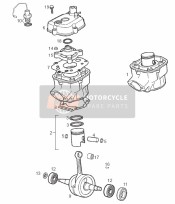 Drive Shaft - Cylinder - Piston