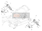 2B000125, Tank Support Bracket Sx, Piaggio, 1