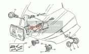 GU14747455, Headlight Wiring W/harness, Piaggio, 2