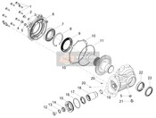 Rear transmission / Components