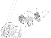 Front brake caliper