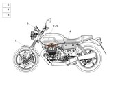 2H004605, Panneau, Piaggio, 2