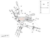 2D000504, Left Command Rear Shell, Piaggio, 1