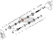 Boîte de vitesses - Ensemble d'engrenage