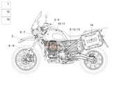 2H003925, Plakette "Aquila" Links, Piaggio, 0