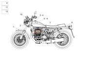 2H004605, Aufkleber, Piaggio, 0