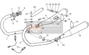 887846, Rh Exhaust Pipe, Piaggio, 0