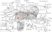 977874, Wiring Motor Windshield, Piaggio, 0