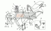 Serbatoio di carburante-posto a sedere