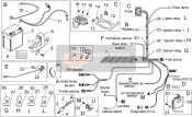 883698, Staffa Fissaggio Batteria, Piaggio, 0