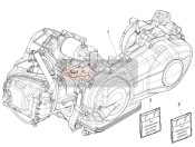 CM1628145, Moteur 125 4T Lem New V.Lx Lc X Ric., Piaggio, 0