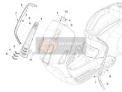 1B000203000BR, Painted Steering Cover, Piaggio, 0