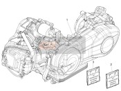 1R000099, Kit Guarnizioni Revis.Motore Completa, Piaggio, 0