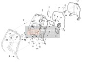 Guante delantero-Caja - Rodilla-Panel de guardia