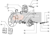 647170, Plaquettes Frein, Piaggio, 1