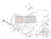 1D000011, Cable Support Bracket, Piaggio, 1