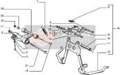 Stand central - Bras oscillant