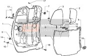 Compartimento delantero para guantes