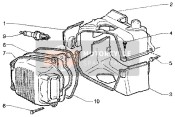 871762, Intake Side Hood, Piaggio, 1