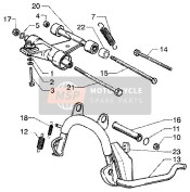 Stand central-Bras oscillant